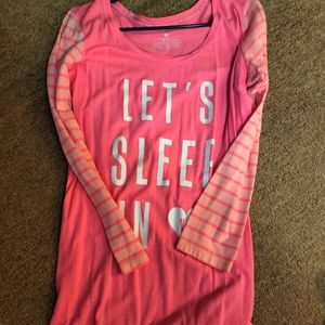Pink vs large bed time top
